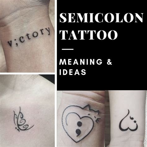 The Semicolon Tattoo: Meaning, Symbolism, and Ideas.